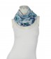 Damen Loop Schal, blau