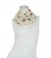 Damen Loop Schal, schmal, beige
