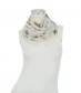 Damen Loop Schal, schmal, grau