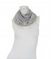 Damen Loop Schal, grau