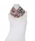 Damen Loop Schal, schmal, rosa