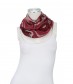 Damen Loop Schal, rot