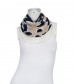 Damen Loop Schal, schmal, navy