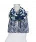 Damen Halstuch, schmal, blau