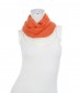Loop Schal, schmal - einfarbig, mandarin