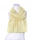 Schal, hellgelb