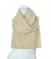 Damen Halstuch, XL - einfarbig, beige