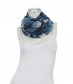 Schal, blau