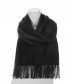 Schal, schwarz