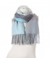 Schal, hellblau