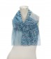 Schal, blau
