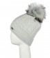 Mütze mit Teddy Innenfutter, grau