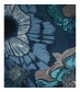 Damen Loop Schal, blau