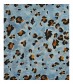 Damen Loop Schal, schmal, blau