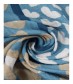 Schal, blau