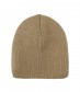 Basic Beanie Mütze - Feinstrick, beige