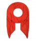 Damen Halstuch - Plissee, einfarbig, rot