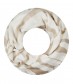 Damen Loop Schal, beige