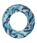 Damen Loop Schal, schmal, blau