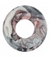 Damen Loop Schal, grau