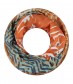 Damen Loop Schal, orange