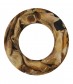 Damen Loop Schal, schmal, gelb