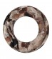 Damen Loop Schal, schmal, braun