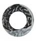 Damen Loop Schal, schmal, schwarz