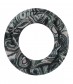 Damen Loop Schal, schwarz
