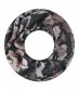 Damen Loop Schal, grau
