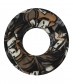 Damen Loop Schal, schwarz
