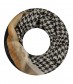 Damen Loop Schal, schwarz