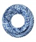Damen Loop Schal, blau