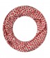 Damen Loop Schal, schmal, rot