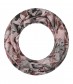 Damen Loop Schal, schmal, rosa