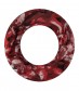 Damen Loop Schal, schmal, rot