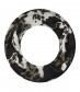Damen Loop Schal, schmal, grau