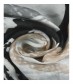 Damen Loop Schal, schwarz