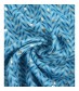 Damen Loop Schal - metallic, blau