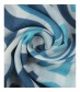 Damen Loop Schal, schmal, blau