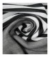 Damen Loop Schal, schmal, schwarz