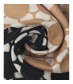 Damen Loop Schal, schmal, schwarz