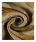 Damen Loop Schal, schmal, gelb