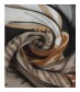 Damen Loop Schal, schwarz