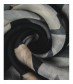 Damen Loop Schal, schwarz