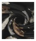 Damen Loop Schal, schmal, schwarz