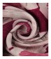 Damen Loop Schal, schmal, rot