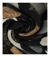 Damen Loop Schal, schmal, schwarz
