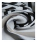 Damen Loop Schal, schmal, grau