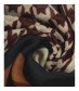 Damen Loop Schal, rot